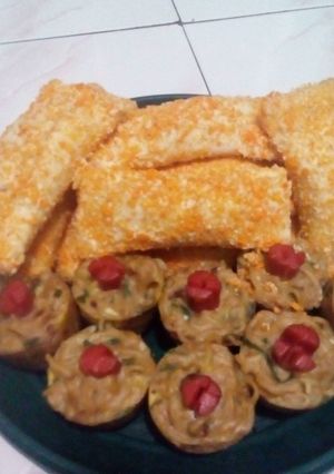 Foto resep Risoles roti tawar & mie mangkok sosis