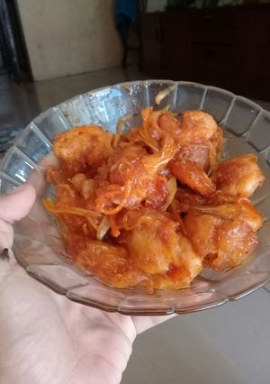 Foto resep Udang fillet asam manis