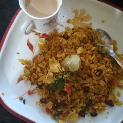 Veg poha A picture of Veg poha.