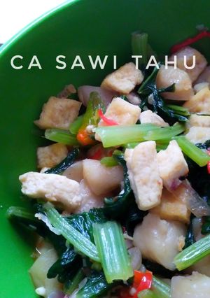Foto resep Tumis Sawi Tahu Cilok