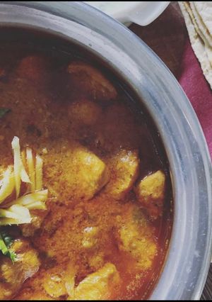 A picture of Chicken Tikka Handi.