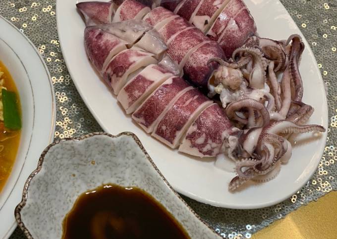 Resep Cumi Rebus Ala Chinese Food
