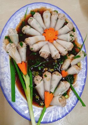 Hình của món Củ cải trắng hấp thịt.