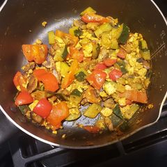 A picture of Vegan curry.