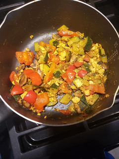 A picture of Vegan curry.