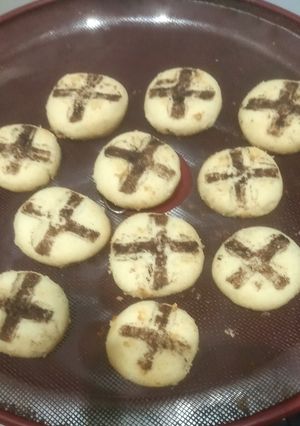 A picture of Diet biscuits with 3 ingredients 🫓 🫓.