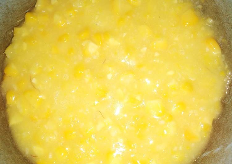 Cara Termudah Membuat Bubur jagung manis Sempurna