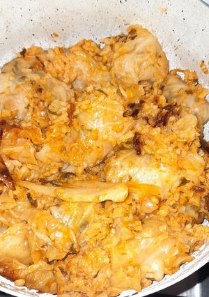 عکسی از دستور دلمه کلم برگ