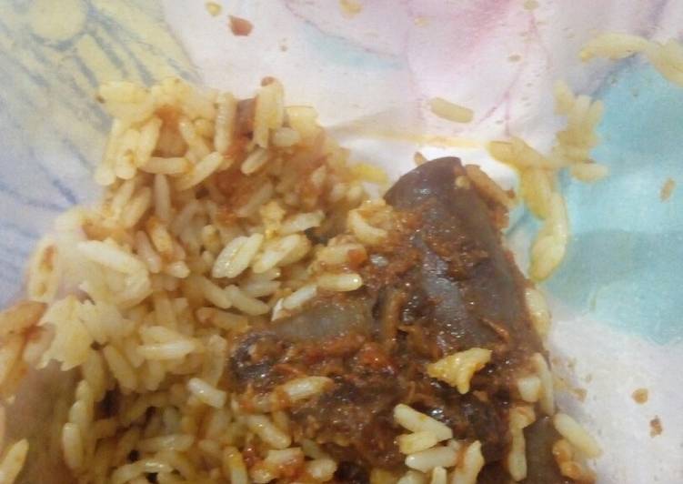 Recipe: Perfect Rice and cowleg stew