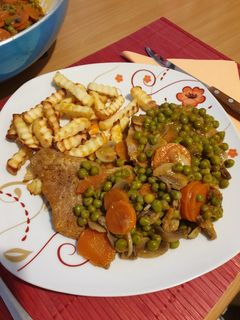 Zöldborsós sertéssült recept fotója