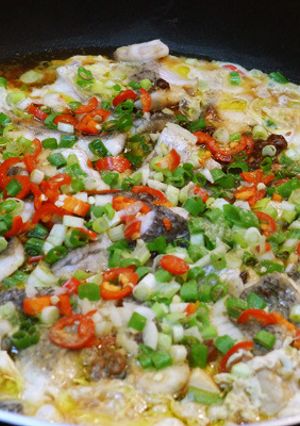 清蒸鱸魚片（豆油伯金豆豉食譜） 的食譜成品照片