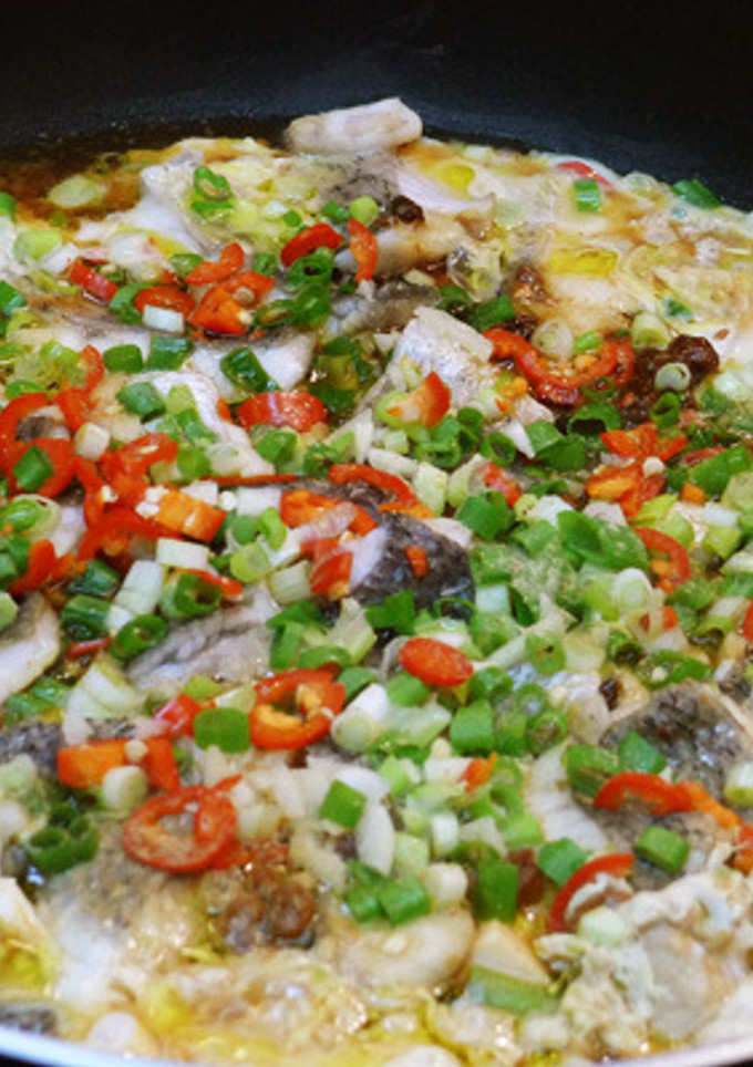 清蒸鱸魚片（豆油伯金豆豉食譜） 的食譜成品照片