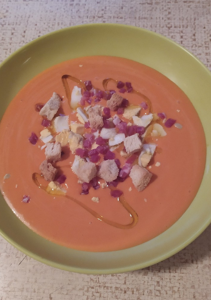 Una foto de Salmorejo cordobés