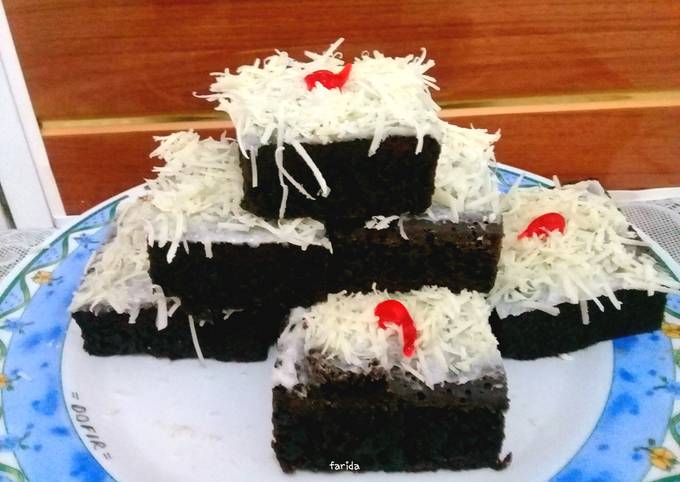 Resep buat Brownies Kukus (ala Fitsas) super moist yang spesial