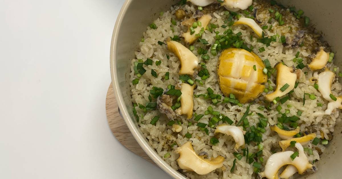 Abalone Rice Korean Dish Recipe by BAKKAT Cookpad