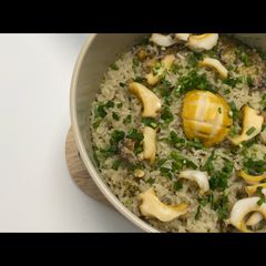 Abalone Rice | Korean Dish A picture of Abalone Rice | Korean Dish.