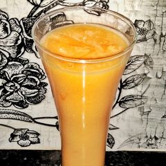 A picture of Musk melon seed juice.