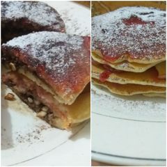 A picture of Chocolaty Banana Pan cake.