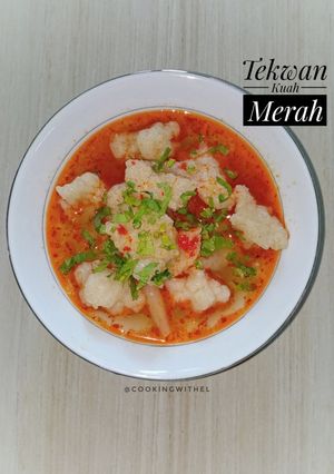 Foto resep Tekwan Kuah merah
