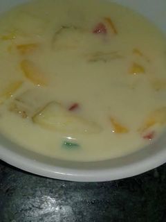 फ्रूट पुडिंग (Fruit  pudding recipe in hindi) रेसिपी मुख्य फोटो
