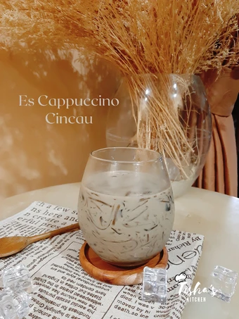 Cara Mudah Membuat Resep 163. Es Cappuccino Cincau yang Uenak Anti Ribet, Sempurna