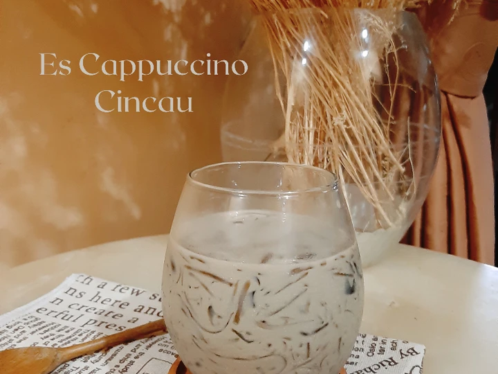Cara Mudah Membuat Resep 163. Es Cappuccino Cincau yang Uenak Anti Ribet, Sempurna