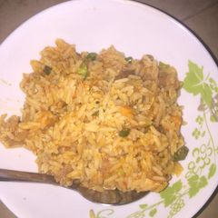 A picture of Concoction Jollof Rice.