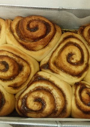 A picture of Cinnamon rolls.