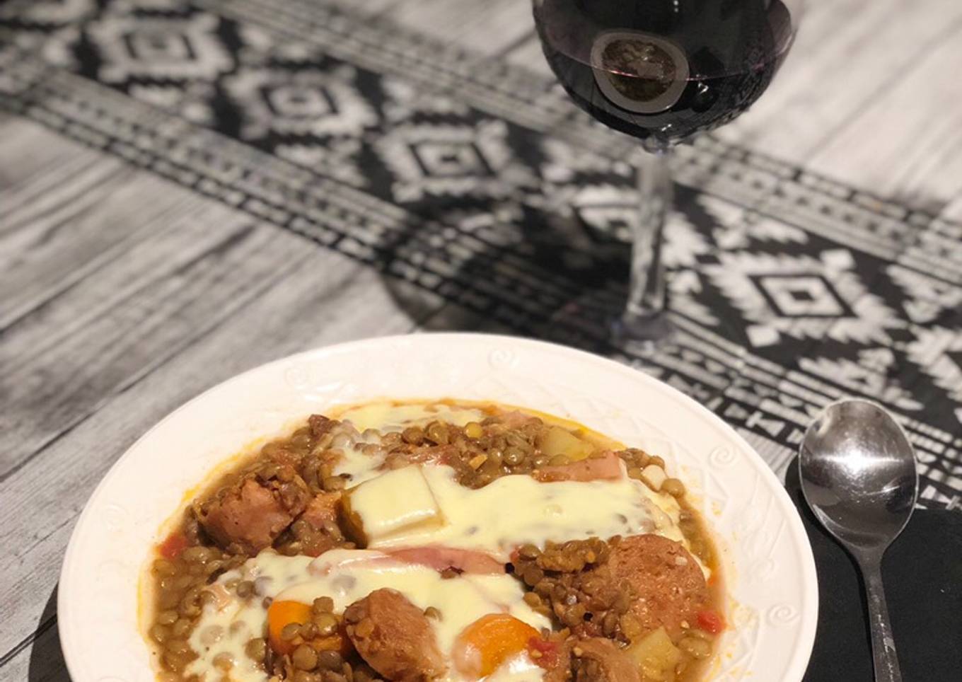 Guiso de lentejas