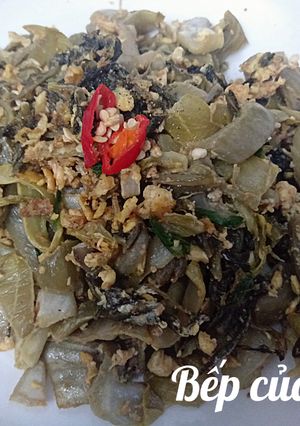 Hình của món DƯA CẢI CHUA XÀO TRỨNG - ĂN NGON, BẮT CƠM🍱.