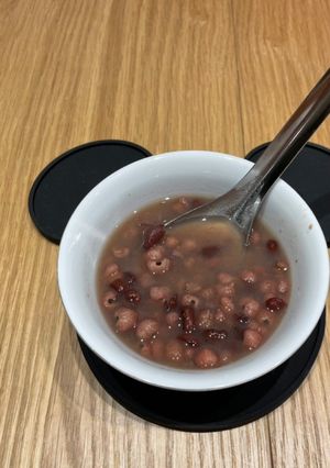A picture of Red Bean and Barley Soup (Rice Cooker Version).