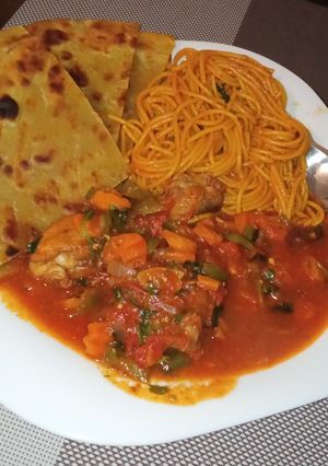 A picture of Chicken stew🍲.