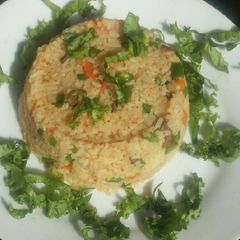 A picture of Coconut veggie rice.