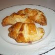 Croissant de masa de hojaldre sin relleno