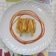 A picture of Sweet,Savory Sweet Potato Fries.
