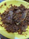 Gepuk daging sapi