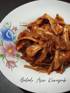 Foto resep Balado Ikan Asin Kerupuk
