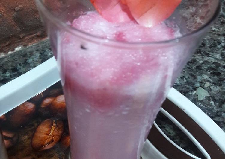 How to Make Homemade Rose milk shake