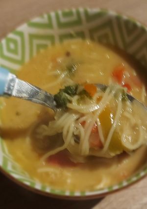 Une photo de Soupe façon Bangkok #cuisinedumonde
