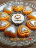Orange Qubes Stuffed Chocolates