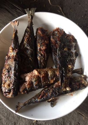 Hình của món Cá nướng than củi.