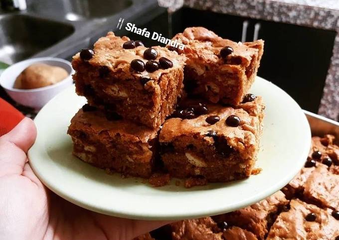 Peanut Butter Biscuit Brownies🇺🇸 #dessert