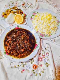 عکسی از دستور خورشت قرمه سبزی