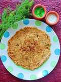 Jowar and Dill Leaves Rotti