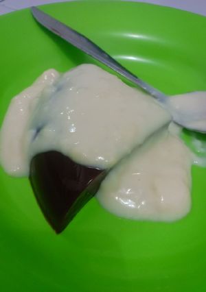 Foto resep Puding Coklat Nutrijel dengan Fla Keju