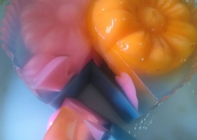 Cara Gampang Membuat Puding kaca, Sempurna