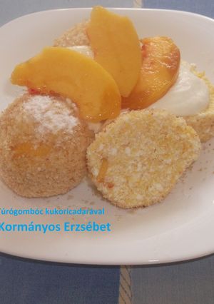 Túrógombóc kukoricadarával recept fotója
