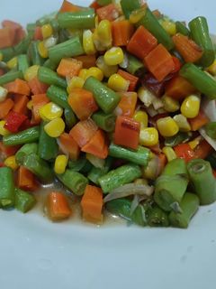 Foto resep Tumis jagung buncis dan wortel