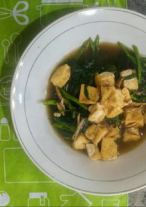 Foto resep Tumis kangkung tahu