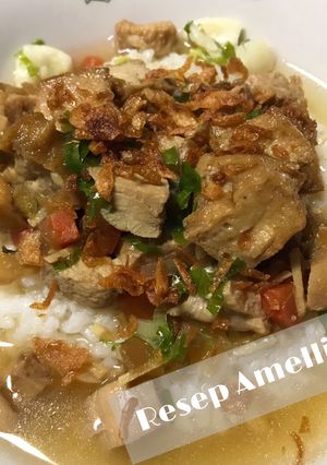 Foto resep Bakmoy ayam tahu wortel enak super simpel